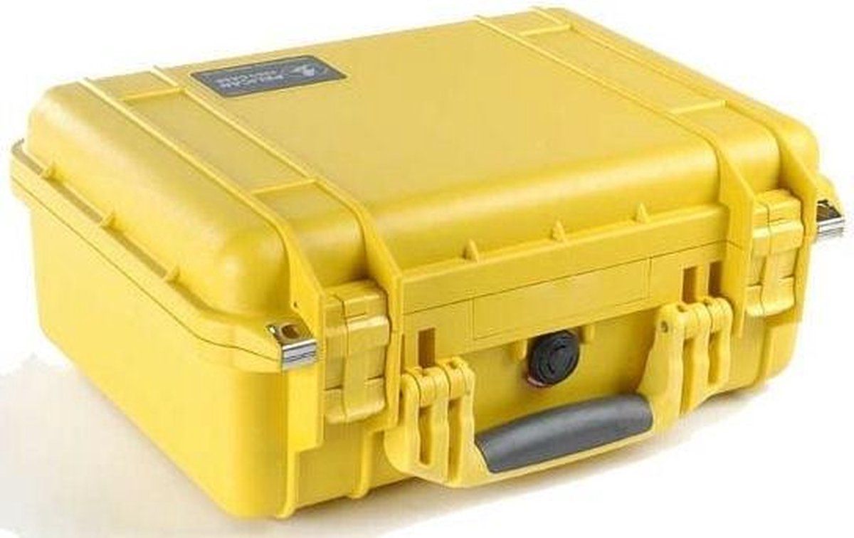 Peli 1450 Stootbestendige Koffer - Geel - 15L - Zonder Schuim