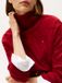 Tommy Hilfiger Dames Trui Wol XXL Rood Herfst/Winter 2025