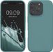kwmobile telefoonhoesje geschikt voor Apple iPhone 16 Pro Max - Hoesje met siliconen coating - Smartphone case in Arctische nacht