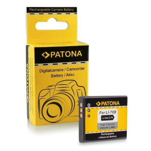 Patona Batterij Li-70b compatibel met Olympus D-700 FE-5040 VG-110 VG-160 X-940