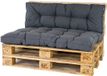 Hartman Coussin de palette Casual Sealgrey - 120 x 80cm