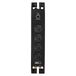 EMOS P54222 4-delige stekkerdoos met overspanningsbeveiliging, 2 m kabel met schakelaar en led-display, geaard meervoudig stopcontact, 1800 J, afvoerstroom 15000 A