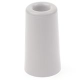 Tampon de porte / butée de porte - blanc - caoutchouc - 75 x 40 mm - butée de porte -