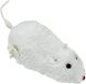 Bol Souris Interactive pour Chat - Jouet Souris - Satisfaire l'instinct de chasse - Mouvements réalistes - 16 x 7 x 6 cm - Blanc