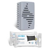 Wessper Fresh Fridge Geur-Absorber voor koelkast met verwisselbare cartridge, neutraliseert ongewenste geurtjes, met actieve kool, zeer efficiënt, 6 maanden gebruiksduur, 2 navulverpakking