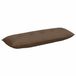 vidaXL Coussin de dossier Marron 140 x 19 x 50 cm Tissu