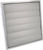 Wallair N34865 Ventilatiejaloezie Grijs Kunststof Vierkant 29.4 cm x 29.4 cm