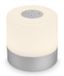 B.K.Licht BRILONER - Oplaadbare mini Tafellamp - met USB-C - draadloos - dimbaar - buitenlamp - kinderlamp - 2.700K warm wit licht - 7x7 cm - chroom