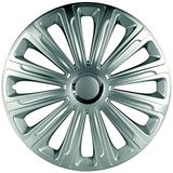 IWH Sepang Wieldoppen, 14 inch, zilver/chroom, 4 stuks