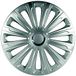 IWH Sepang Wieldoppen, 14 inch, zilver/chroom, 4 stuks