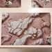 MarbLELIZED - Amerikaanse placemats, wasbaar, placemat van stof in marmerlook, kaasjeskruid, set van 2 (30 x 45 cm) - elegant, ideaal voor ontbijt, lunch en diner, cadeau-idee, 100% Made in Italy