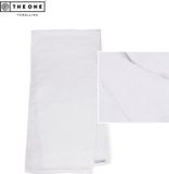 The One towelling BQS Textiles The One Towelling Sporthanddoek - 30 x 130 cm - Fitness en Nek Handdoek - 100% Gekamd katoen - 450 gr/m² - Wit
