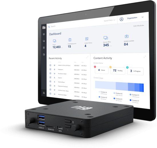Elo Touch Solutions E620713 PC's/werkstation 8 GB 64 GB Desktop Zwart