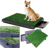 Hondentoilet Ttoilet Hondentoilet Ideaal voor puppy's en oudere honden, binnen en buiten te gebruiken Afmeting: 63 x 50 x 7cm