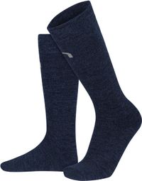 normani 2 zakelijke kniekousen van merinowol marineblauw maat 47-50 Unisex