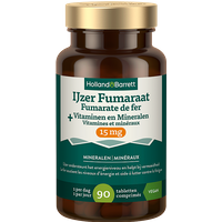 Holland & Barrett IJzer Fumaraat 15mg + Vitaminen & Mineralen - 90 tabletten