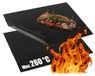 Grillmat Teflon - Mat voor oven - Hittebestendig - 42 x 32 cm - Zwart