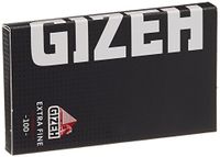Gizeh 411110046 Black Extra Fine Magneet - kort papier, 20 boekjes x 100 vellen, cellulose