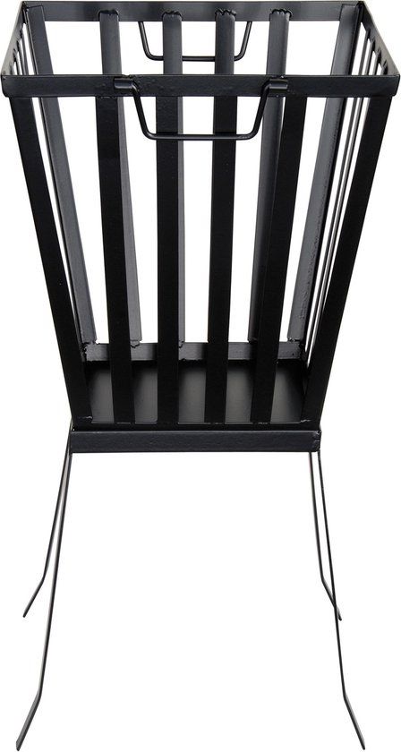 Esschert Design Vuurkorf Vierkant (32 cm) - Zwart