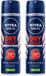 Nivea Men Dry Impact Deodorant Spray - 150 ml - 2 stuks