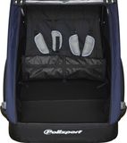 Polisport Kidcar - Fietskar - Grijs/Blauw - 2 Kinderen - Max. 45kg