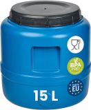 Garronda 15L Vat met wijde hals - Blauw