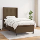 Maison Exclusive - Sommier à lattes de lit avec matelas Brun foncé 80x200 cm