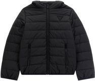 Guess Donsjack voor kinderen Hooded Padded Puffer zwart