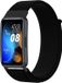Strap-it Nylon Smartwatch bandje - Zwart - Geschikt voor Huawei Band 8 / 9