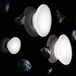 Stilnovo Applique murale LED Dynamic, Ø 52 cm, verre de Murano