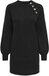 ONLY - ONLEMMA LIFE LS BUTTON ONEC DRESS CC KNT - Black - Size S