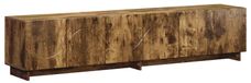 Syfax Oak TV Stand 180 x 34.5 x 40 cm Smoked Oak Engineered Wood
