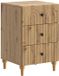 vidaXL Table de chevet chêne artisanal 43x 41 x 66,5 cm bois traité