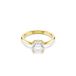 Swarovski Stilla Ring Dames 55 Transparant/Goud Metaal Kristal
