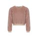 NONO top met glitters - beige
