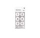 Rico Design 99001.80.51 autocollant Or, Blanc 24 pièce(s)