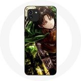 Maniacase Tasje voor Samsung Galaxy A03 Aanval van de Titanen Levi Ackerman