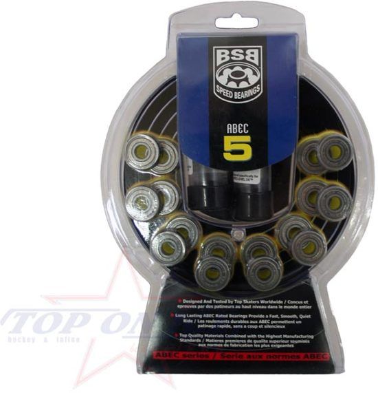 BSB Abec 5 - 16 pack - Zwart, Grijs