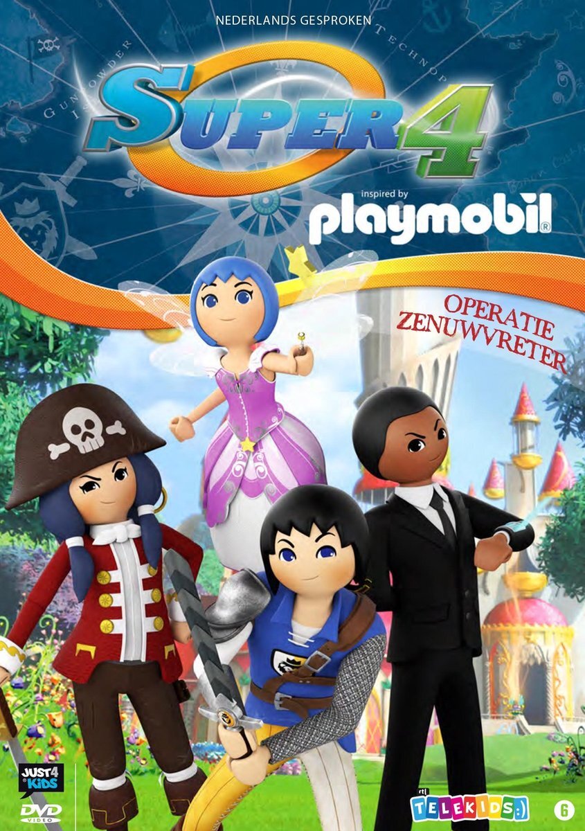 JUST ENTERTAINMENT Playmobil: Super 4 - Deel 3: Operatie Zenuwvreter