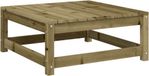 vidaXL Banc de jardin avec coussin pin imprégné