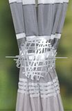 Home fashion RAFFHOUDER VAN METALEN AFSTRAKT, zilver, 18 x 2 cm, 1 eenheid
