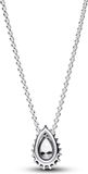 Pandora Timeless Sterling zilveren ketting met heldere zirkonia, Zirkonia, 45 cm