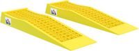 HOMCOM Oprijplaten voor auto, 3T, 70 x 19,5 x 7,8 cm, geel