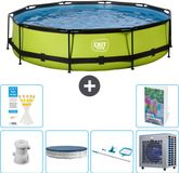 EXIT Toys EXIT Rond Lime Frame Zwembad - 360 x 76 cm
