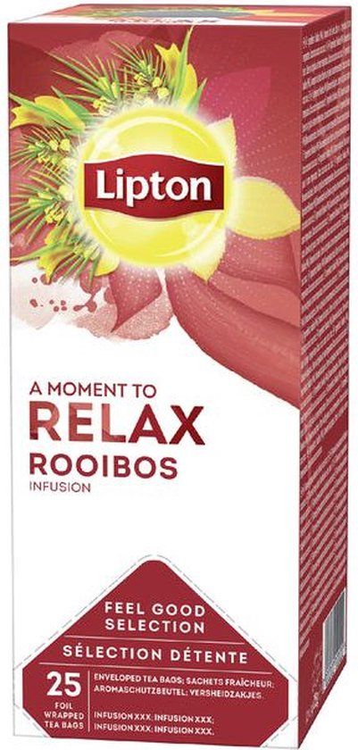 Lipton Thee Relax Rooibos - 6 x 25 stuks