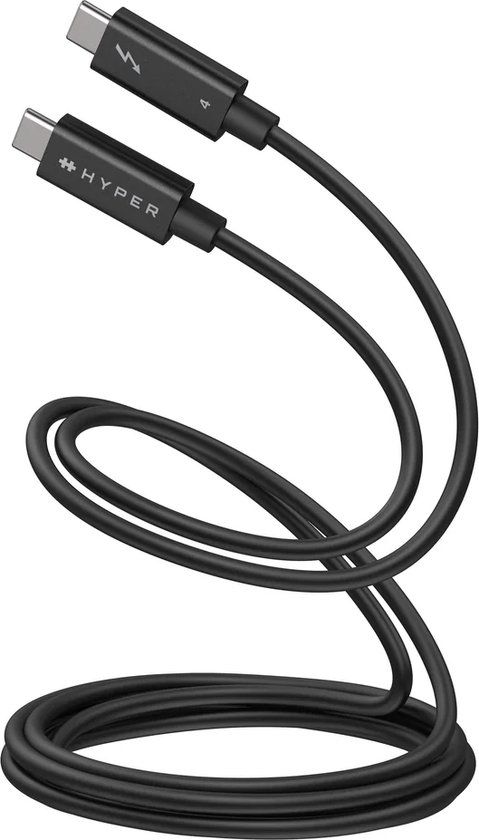 HyperDrive Thunderbolt 4 Kabel 2M Zwart