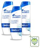 Head & Shoulders Shampoo Classic Clean - 400 ml - Grote verpakking - 3 stuks