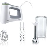 Merkloos Inventum Handmixer - 750 W - Variabele snelheid en 600 ml maatbeker - Wit en grijs