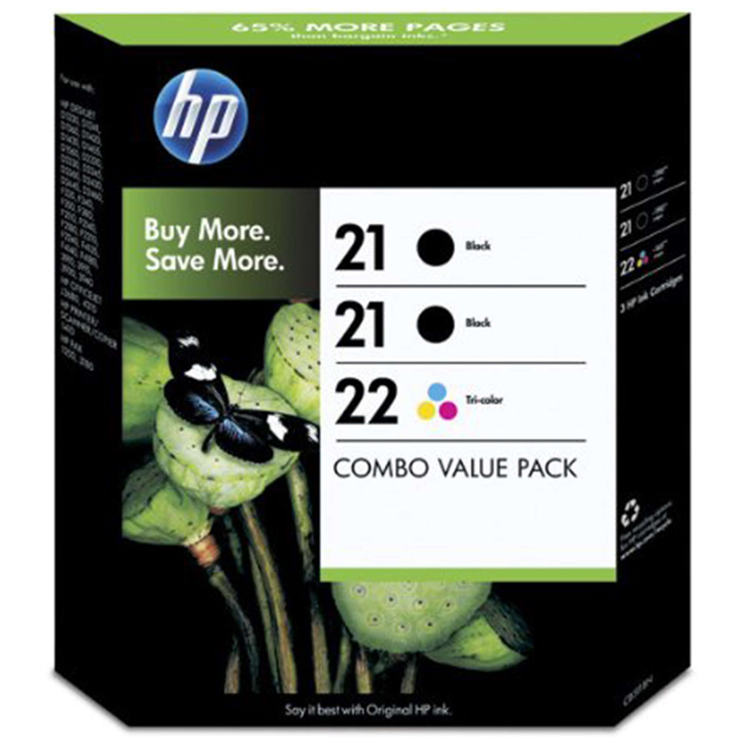 HP 21 multi pack / cyaan, geel, magenta, zwart