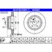 ATE Lot De 2 Disques De Frein 24.0122-0201.1 Mercedes-benz 000 423 09 12
